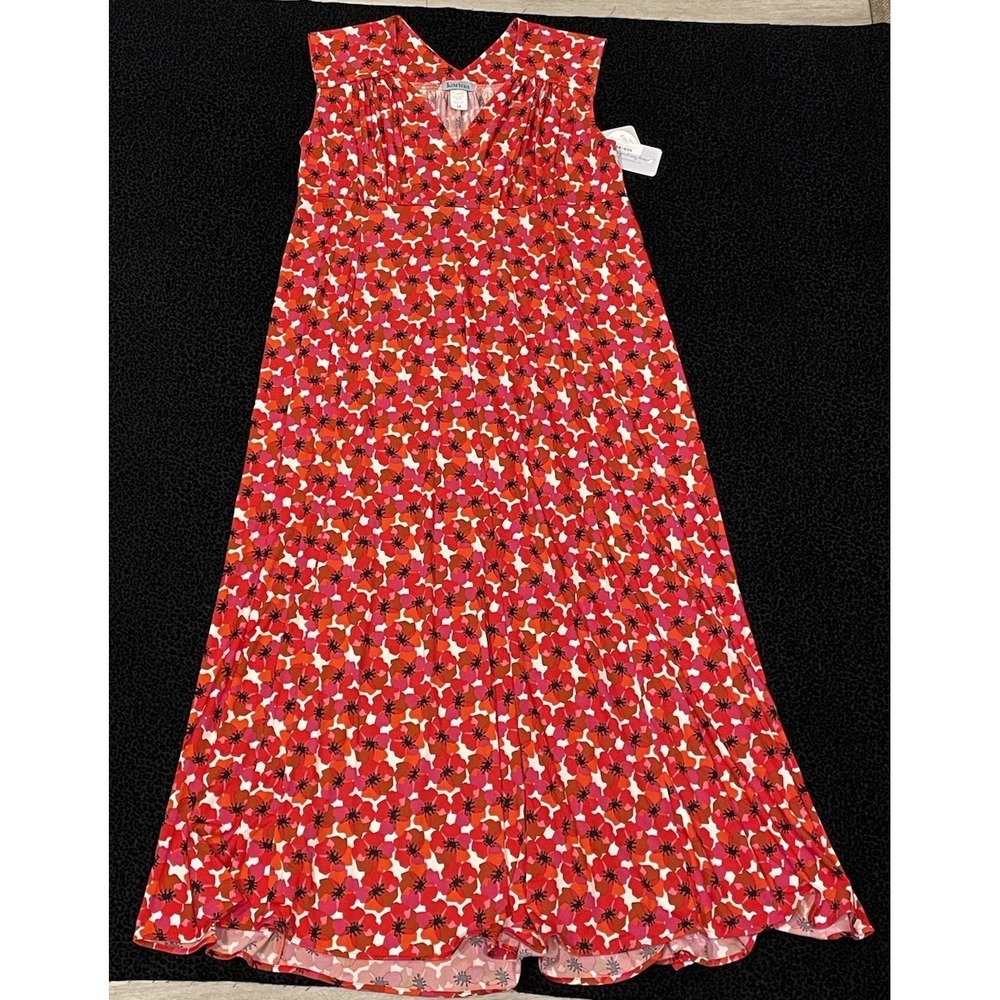 Karina Maxi Dress 2X Babydoll V Neck Summer Party Concert Flowy Comfort Stretchy